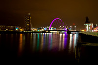 The Clyde at night time